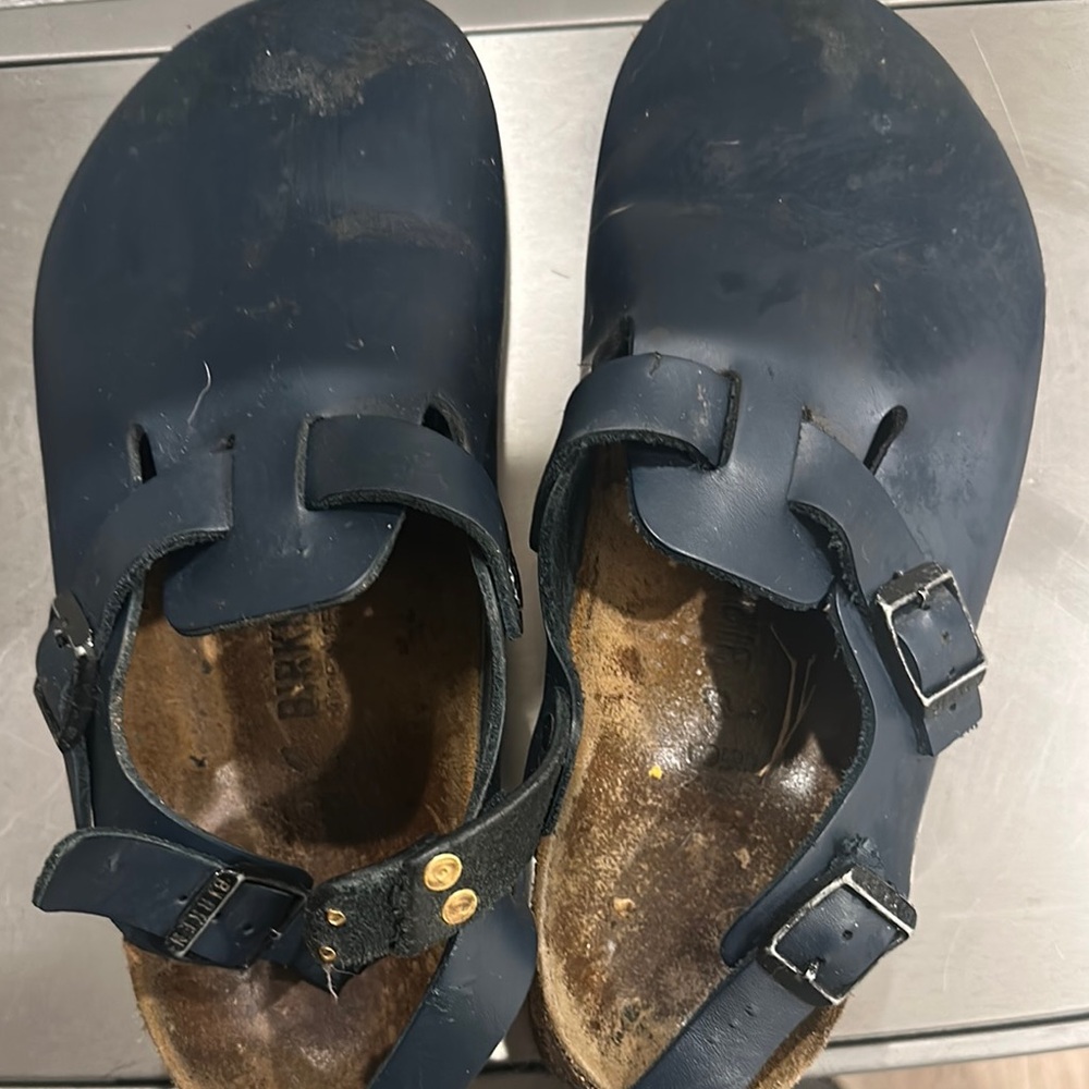 Birkenstock Kids Navy Sandals
